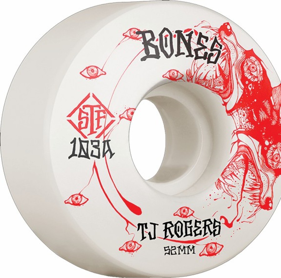 Components Bones Wheels | Bones Rogers Stf V3 Whirling Specters 52Mm 103A Wt X4