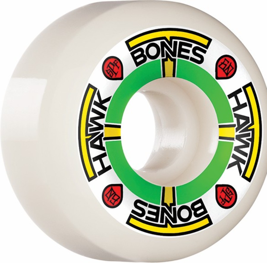 Components Bones Wheels | Bones Hawk Spf P5 T-Bones Ii 60Mm White X4