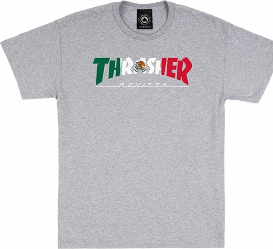 Clothing & Accessories Thrasher | Thrasher Mexico Ss S-Heather Grey