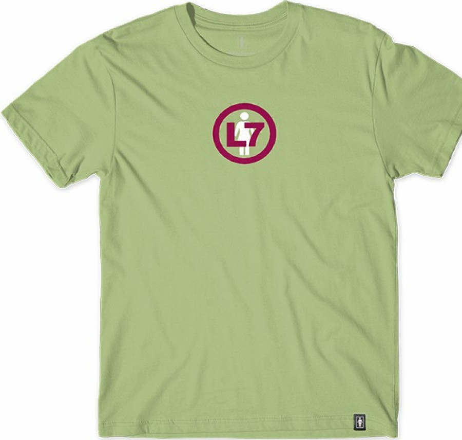 Clothing & Accessories Girl | Girl L7 Logo Ss S-Pistachio Grn