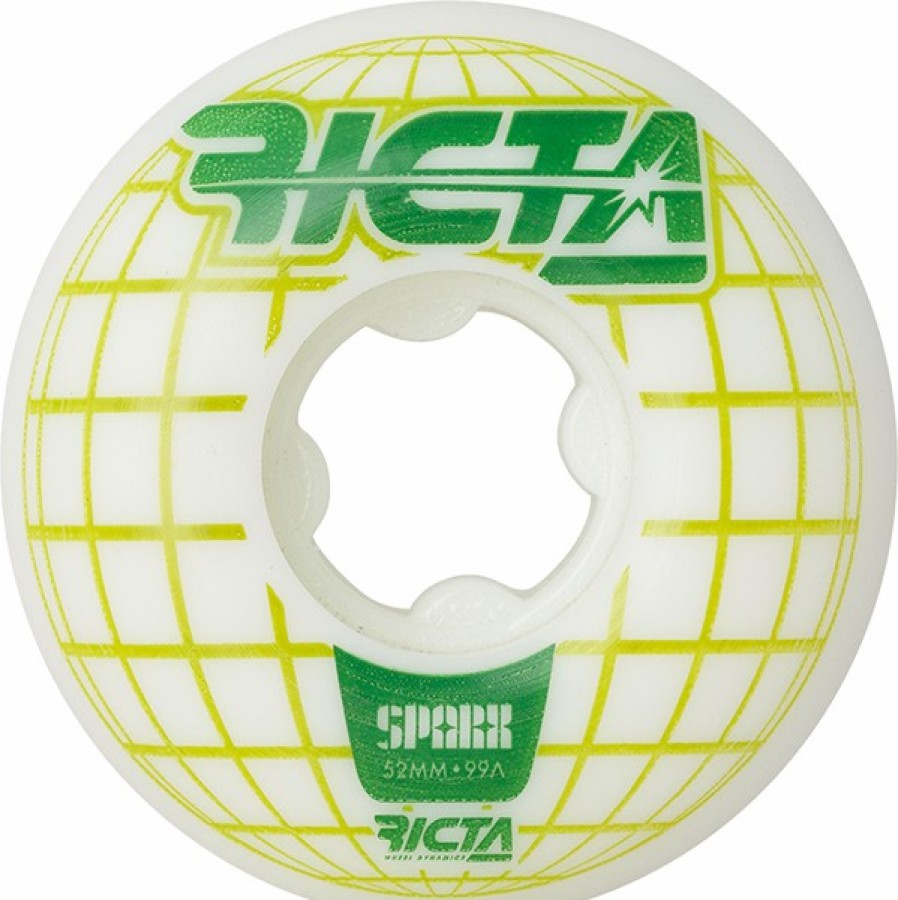 Components Ricta | Ricta Mainframe Sparx 52Mm 99A Wht/Grn X4