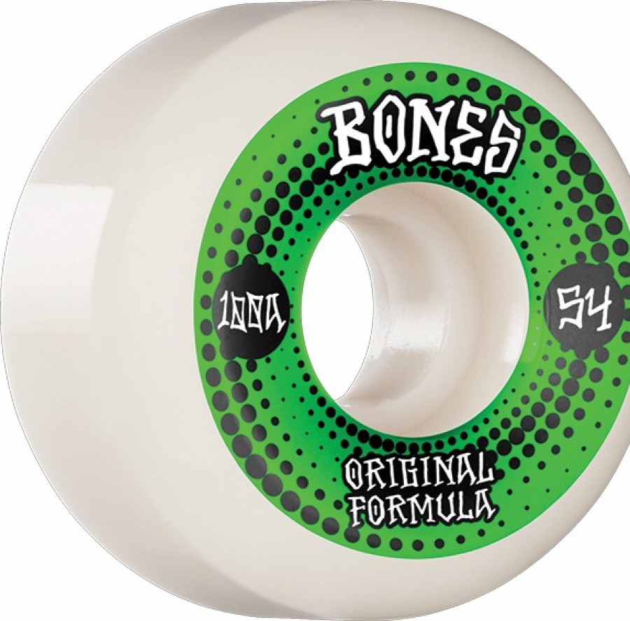 Components Bones Wheels | Bones 100'S Og V5 Originals 54Mm 100A White X4