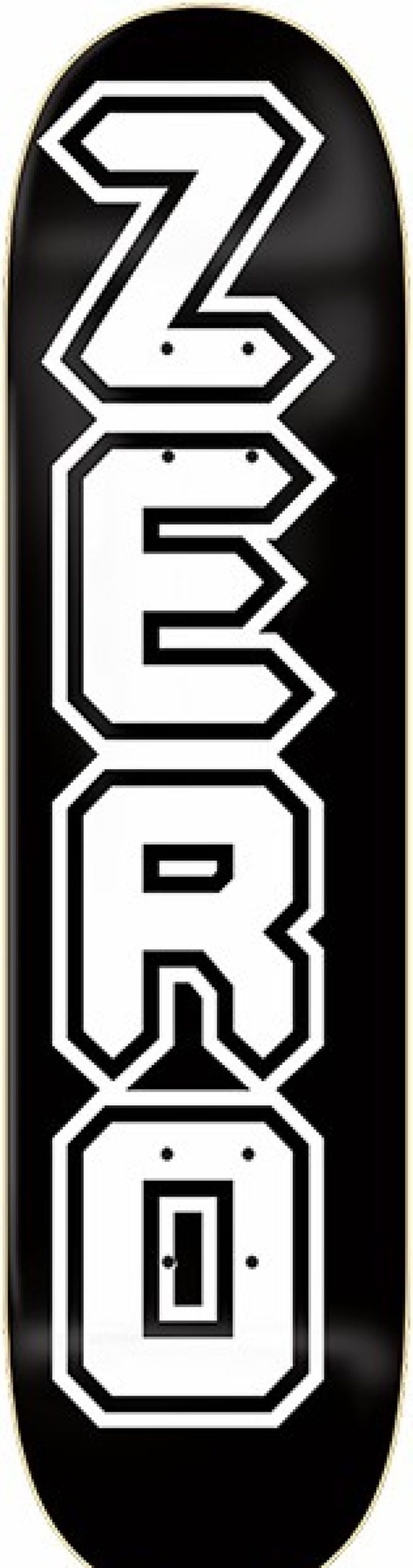 Skateboards Zero | Zero Metal 98 Deck-8.25 Black/Wht