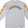 Clothing & Accessories Spitfire | Sf Old E Bighead Fill Sleeve Ls M-Ash/Yel/Red