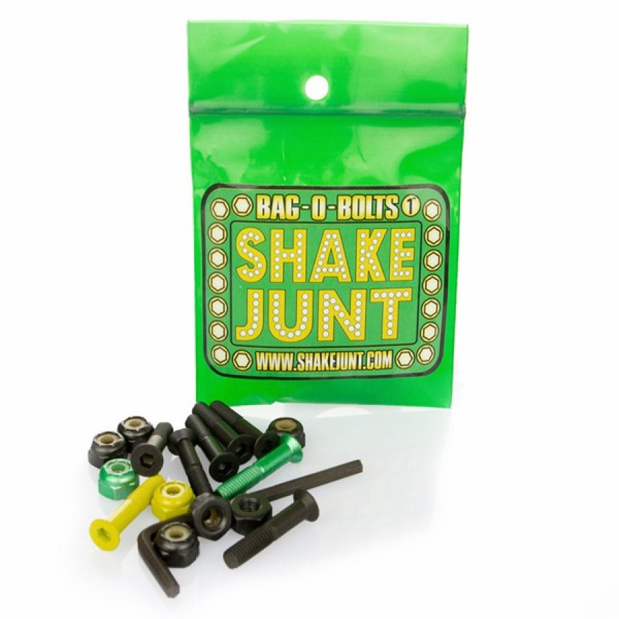 Components SHAKE JUNT | Sj Bag-O-Bolts Blk/Grn/Yel 7/8″(Allen) 1Set – 100