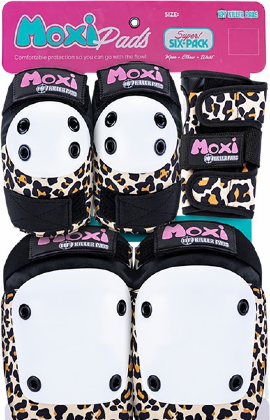 Clothing & Accessories 187 | 187 6-Pack Pad Set S/M-Moxi Leopard