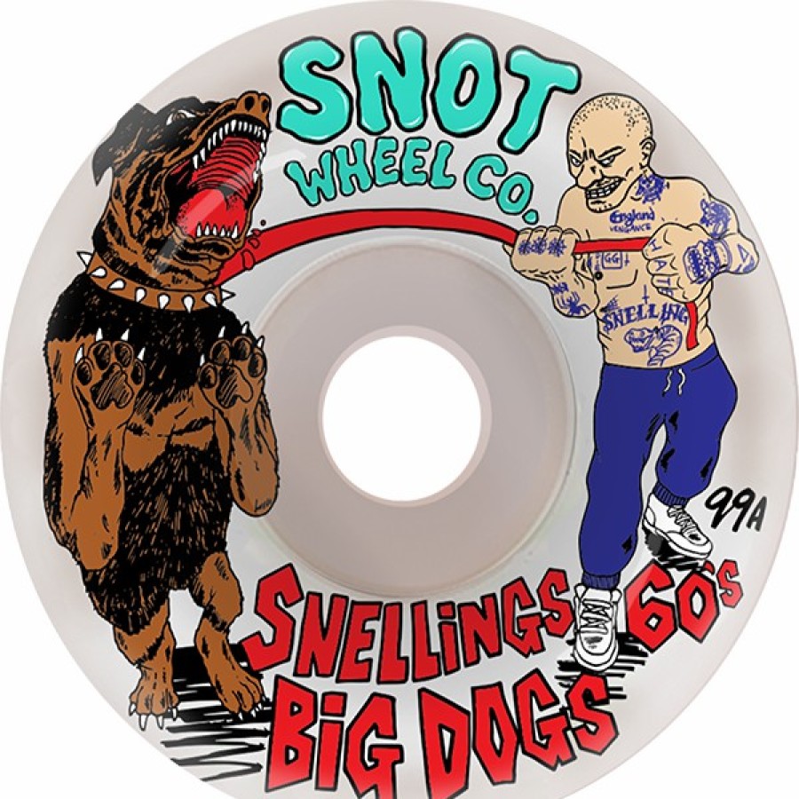 Components SNT | Snot Snelling Big Dogs 60Mm 99A Wht X4