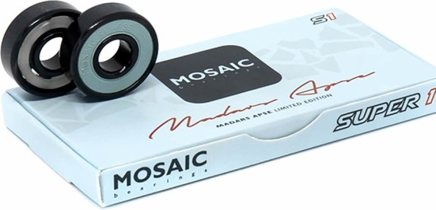 Components MSC | Mosaic Super 1 Apse Abec-7 Bearings Blk/Blu/Wht