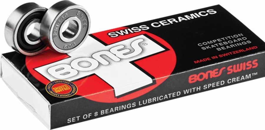 Components Bones Bearings | Bones Swiss Ceramic (Single Set) Bearings – 000