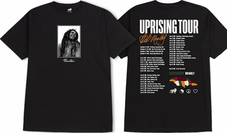 Clothing & Accessories Primitive | Primitive Uprising Ss S-Black