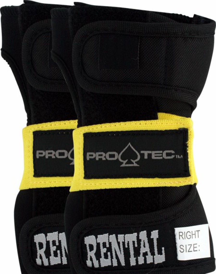 Clothing & Accessories Pro Tec | Protec Rental Wrist L-Blk/Yel