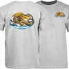 Clothing & Accessories Powell Peralta | Pwl/P Oval Dragon Ss Heather Grey