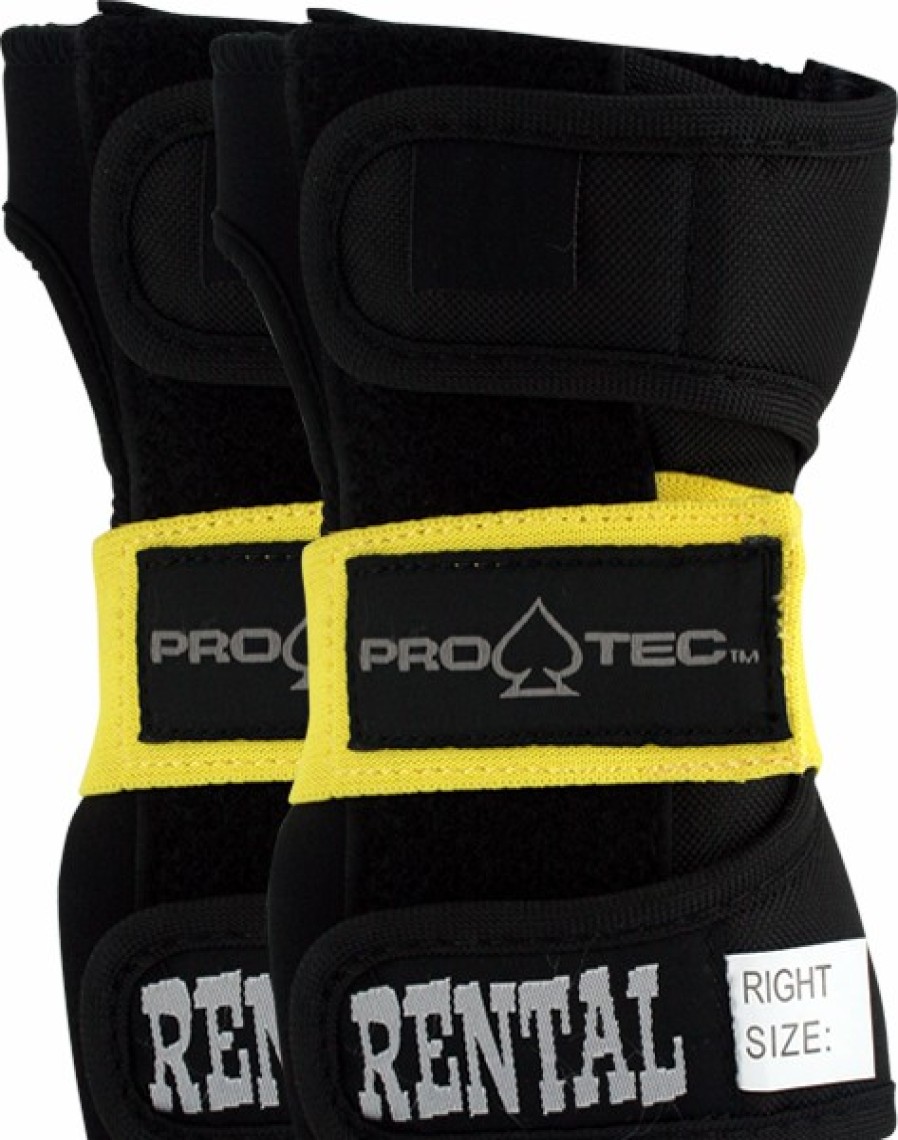 Clothing & Accessories Pro Tec | Protec Rental Wrist Yth-Blk/Yel