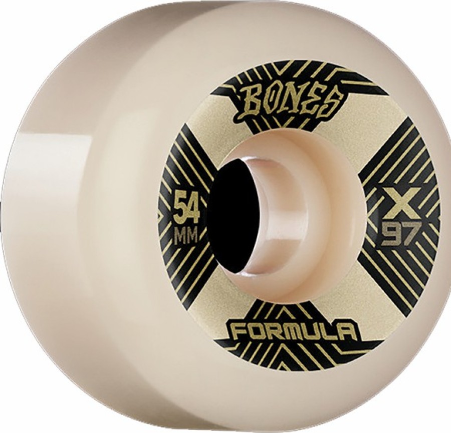 Components Bones Wheels | Bones Xf X97 V6 Wide-Cut 54Mm 97A Xcell Nat X4