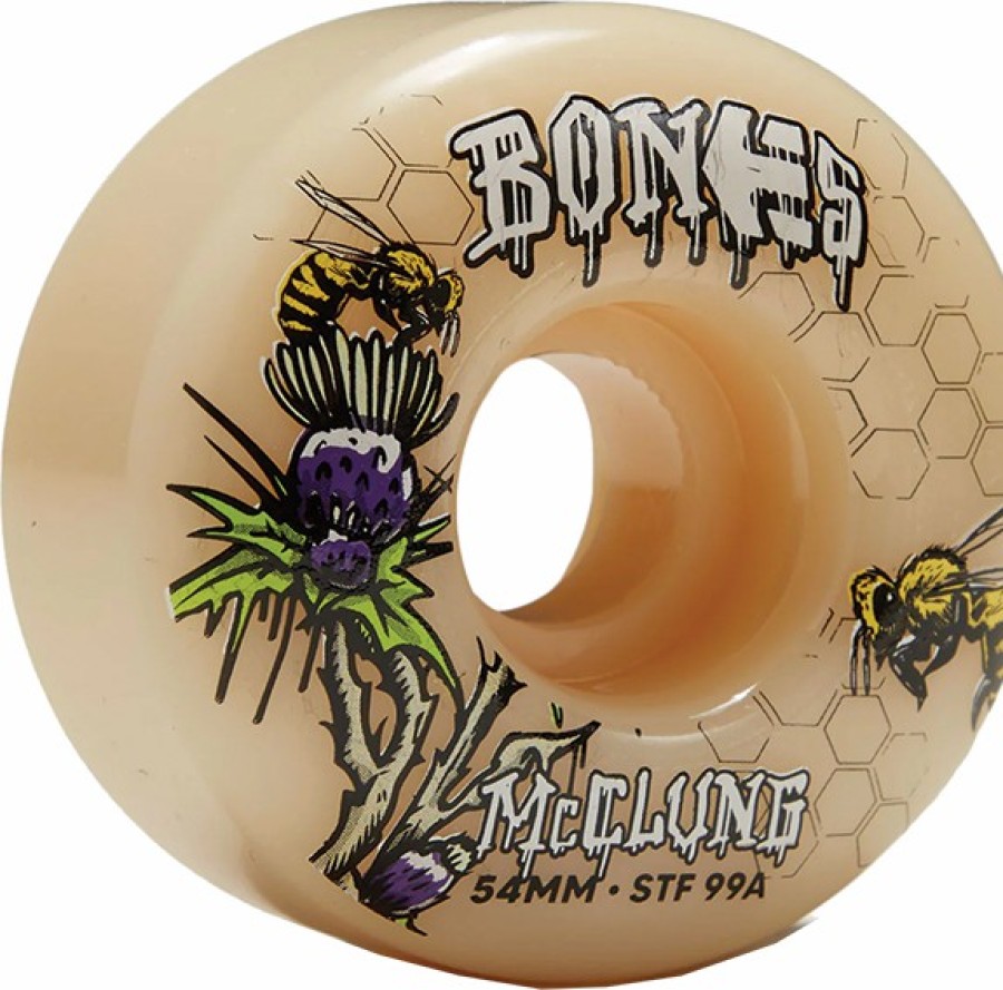 Components Bones Wheels | Bones Mcclung Stf V1 Etnies Collab 54Mm 99A Nat X4