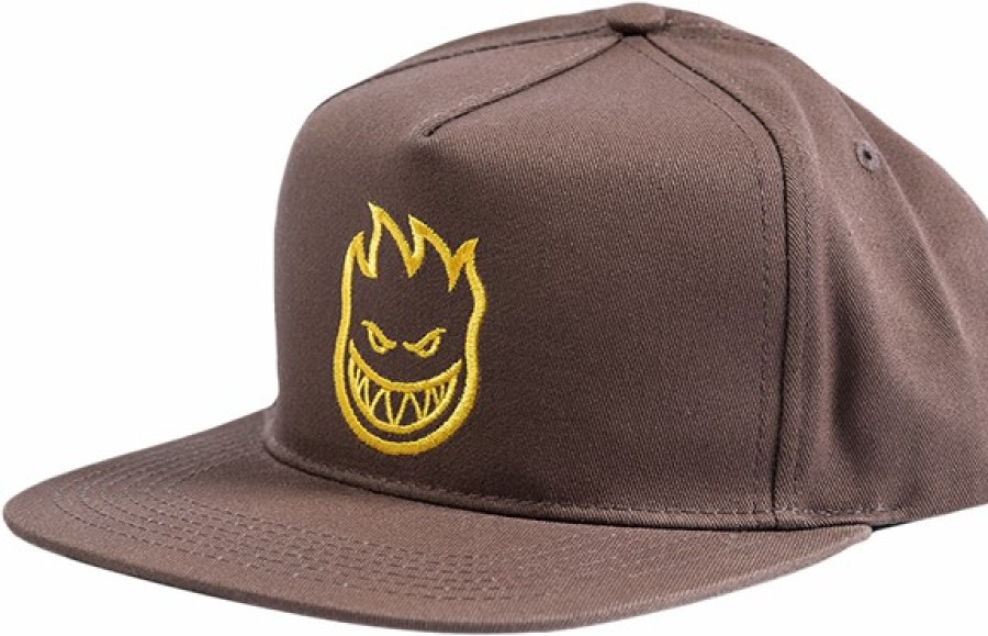 Clothing & Accessories Spitfire | Sf Bighead Hat Adj-Brwn/Gold