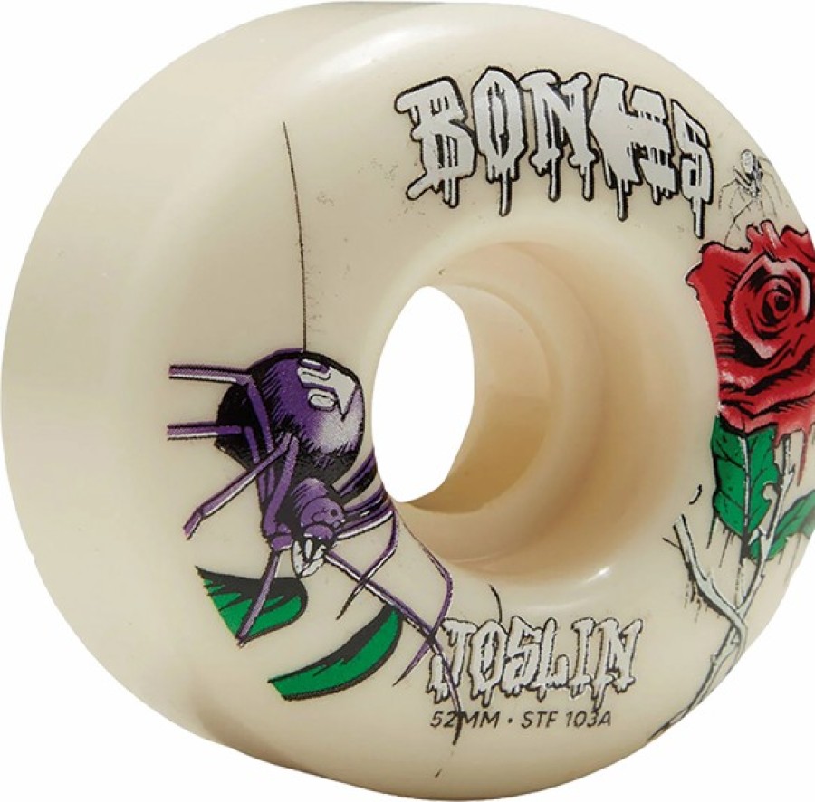 Components Bones Wheels | Bones Joslin Stf V1 Etnies Collab 52Mm 103A Wht X4