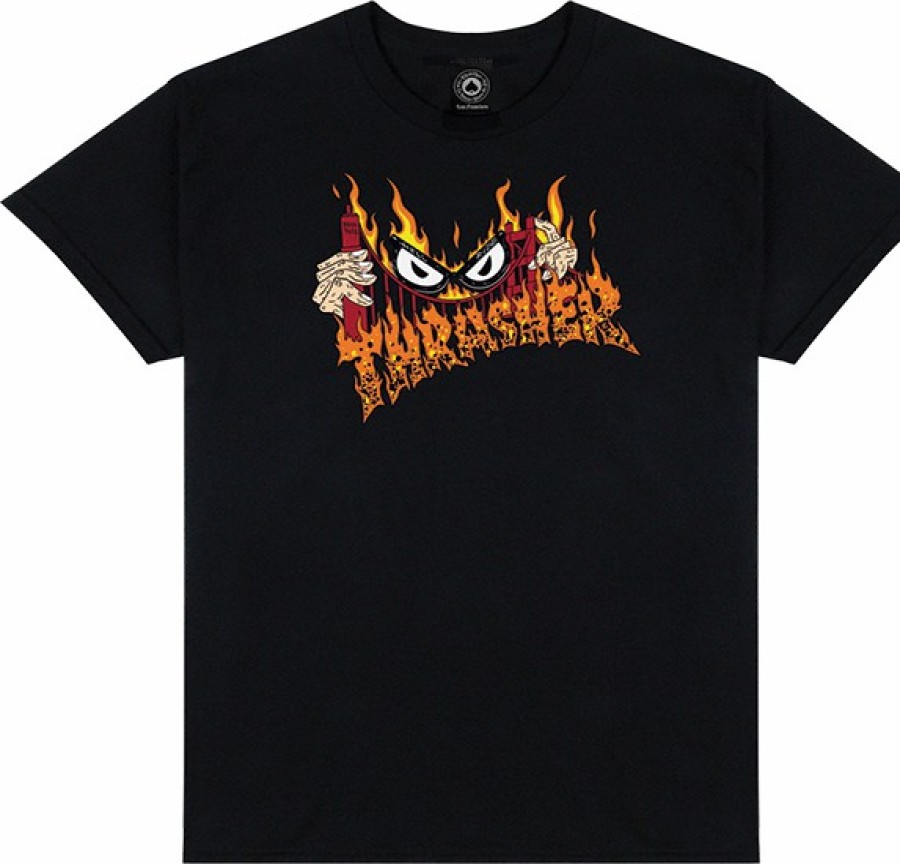 Clothing & Accessories Thrasher | Thrasher Neckface Sucka Free Ss S-Black