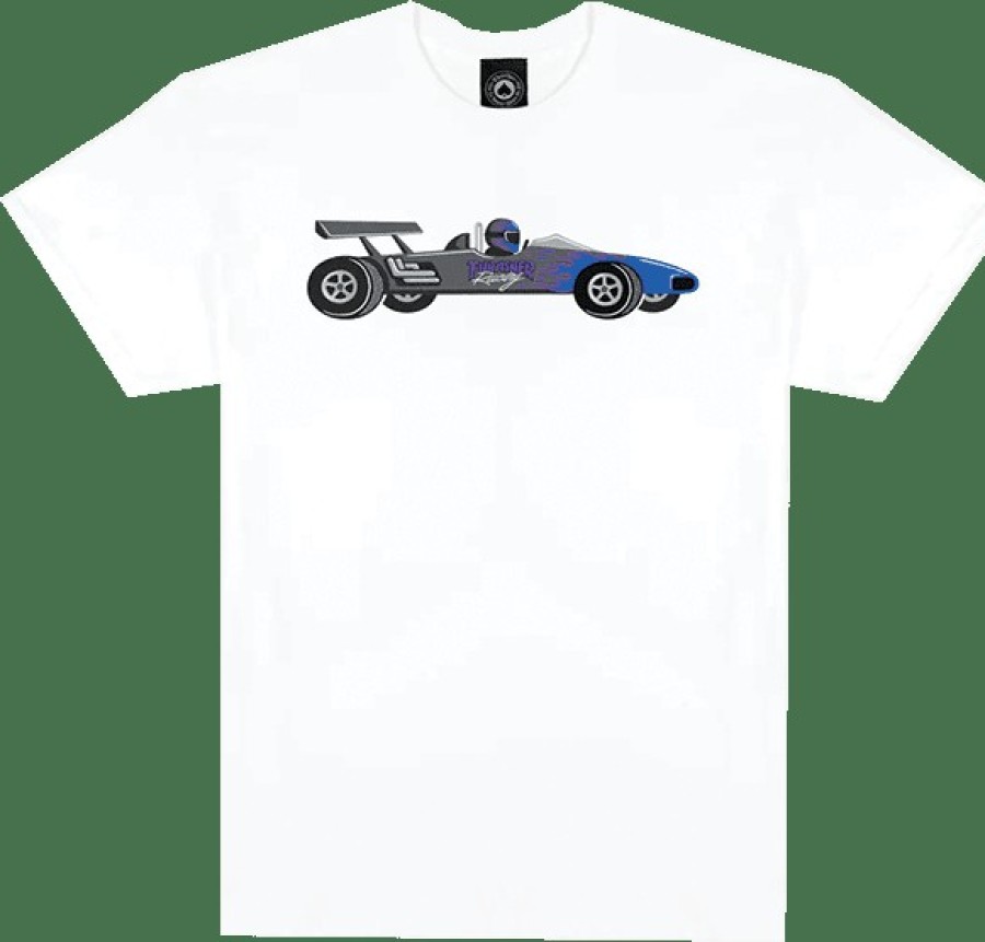 Clothing & Accessories Thrasher | Thrasher Racecar Ss S-White