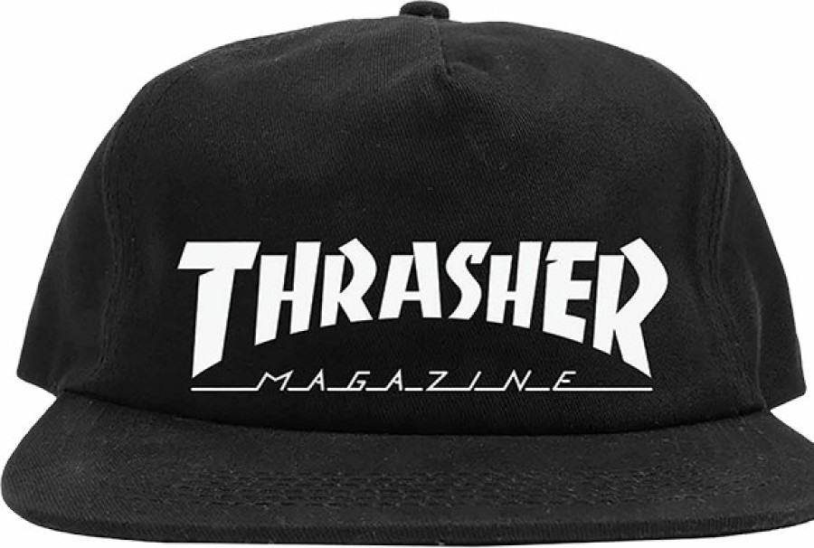 Clothing & Accessories Thrasher | Thrasher Mag Logo Hat Adj-Black/White